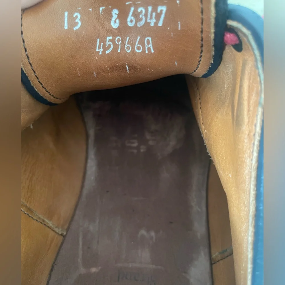 Allen Edmonds Made in‎ USA Strand Suede Cap Toe Oxford in Navy Size 13 E $450